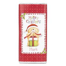 Personalised Forever Friends Christmas Chocolate Bar